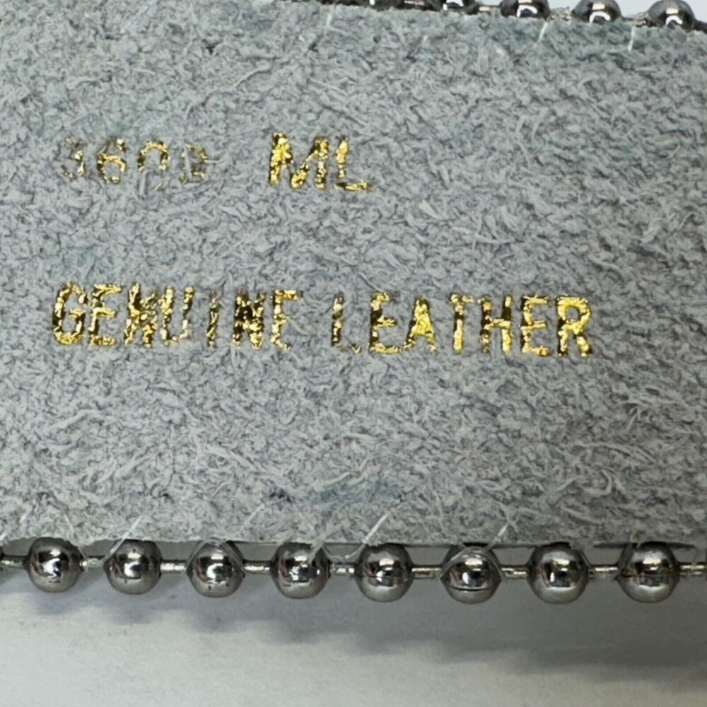 Elegant Silver and Cream Studded Belt - Picture 5 of 8